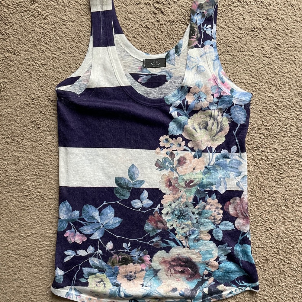 Xync floral stripe tank